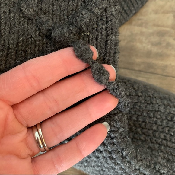 UGG Australia argyle lattice knit gray boots - Picture 9 of 11